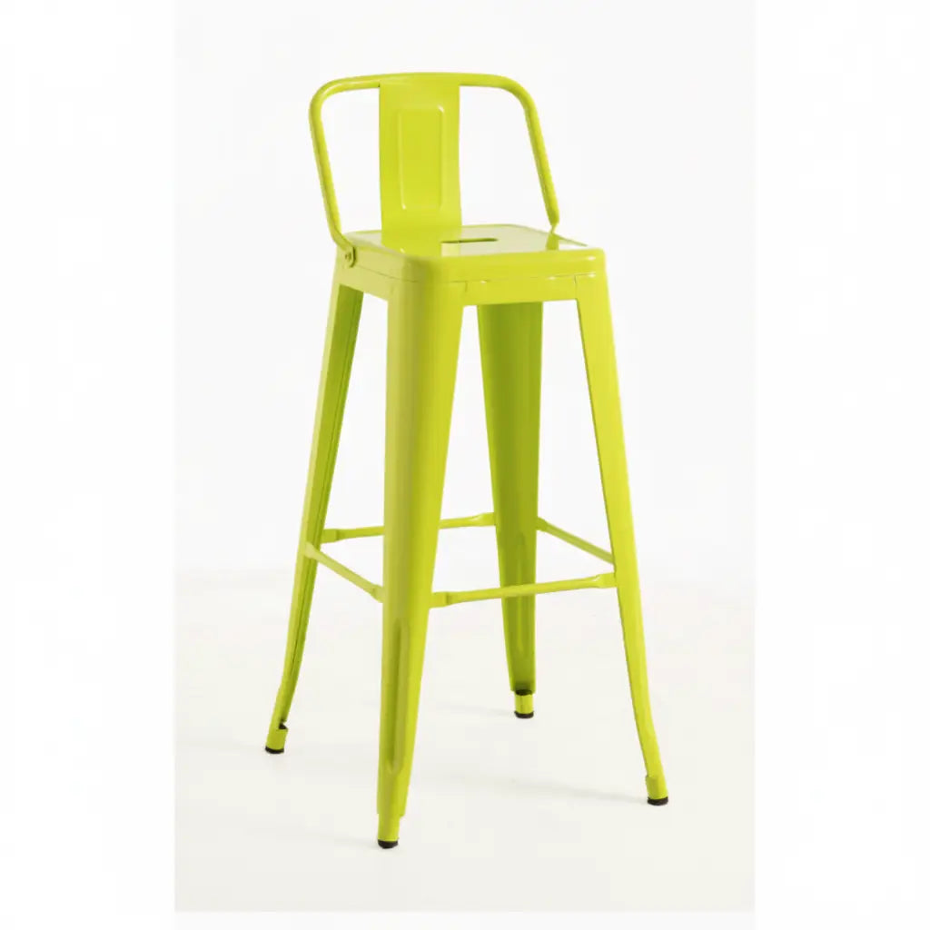 Chaise Haute Tolix Flore Verte fond blanc