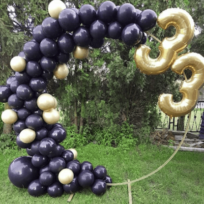 Location Arche de Ballons 1/2 Ronde Organique - GP LOCO ÉVÉNEMENT