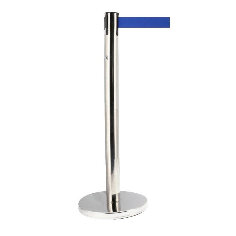 Location Poteau De Guidage Sangle bleu/chrome