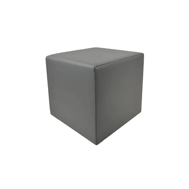 Location Pouf Gris 40x40cm-GP LOCO ÉVÉNEMENT