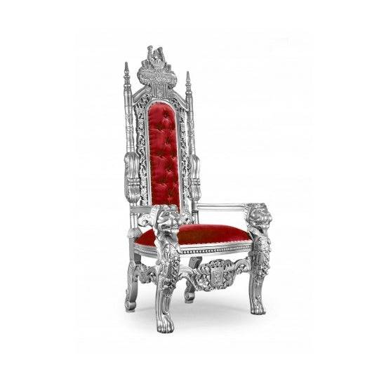 Location Chaise Trône Platine Rouge Paris & Île - de - France - GP LOCO EVENEMENT