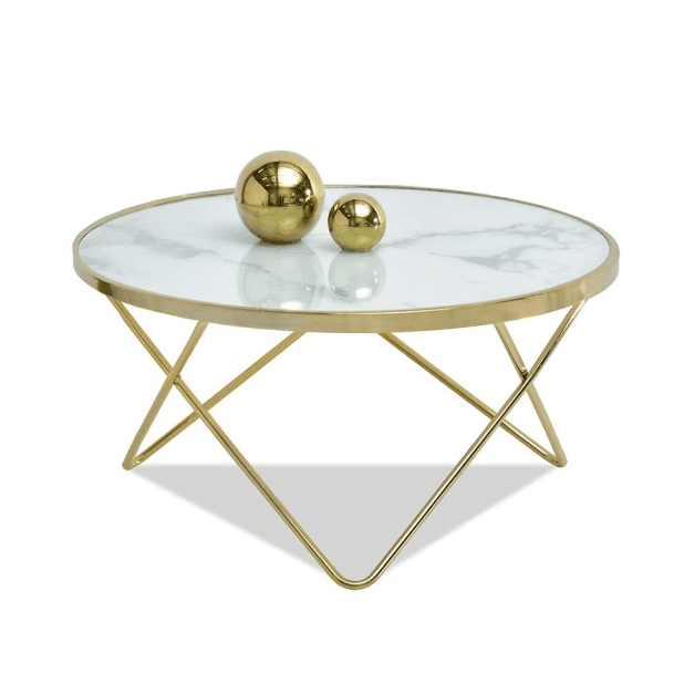 Location Table Basse Amin XL Dorée - GP LOCO EVENEMENT