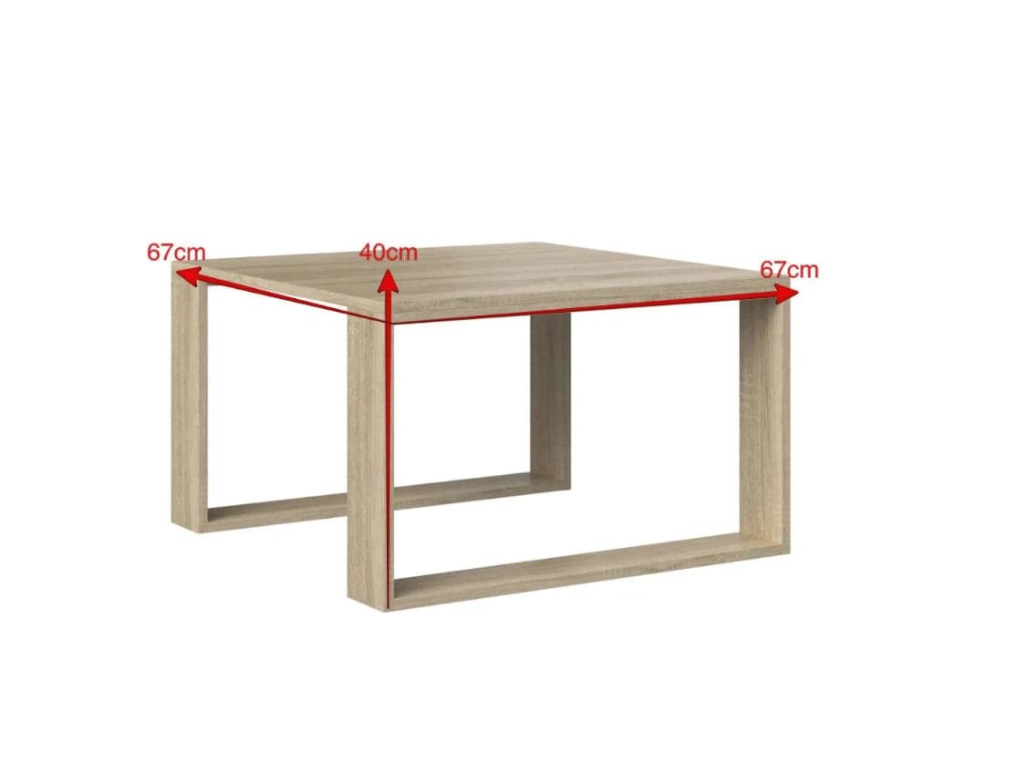 Location Table Basse Luca Bois - GP LOCO EVENEMENT