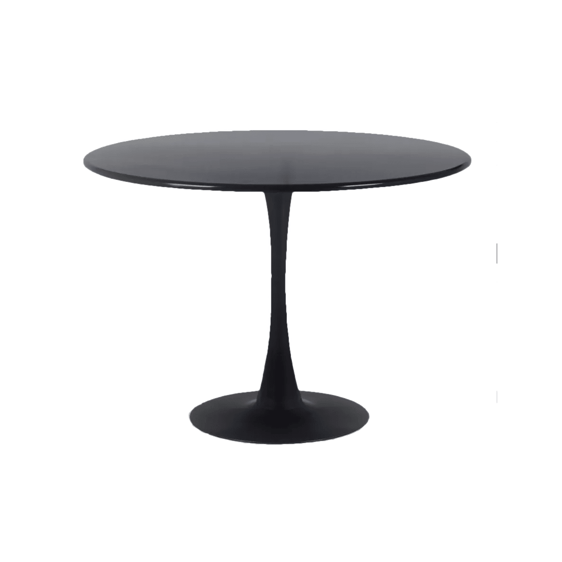 Location Table Ronde 120cm Elsa Noir - GP LOCO EVENEMENT