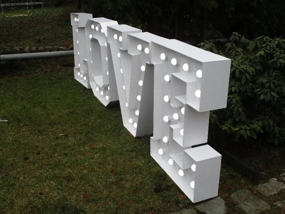 Lettres Love Lumineuses Rétro-GP LOCO EVENEMENT