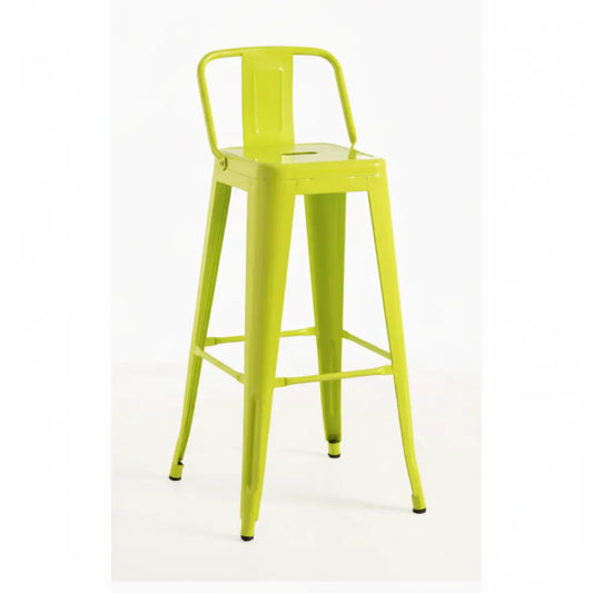 Chaise Haute Tolix Flore Verte fond blanc