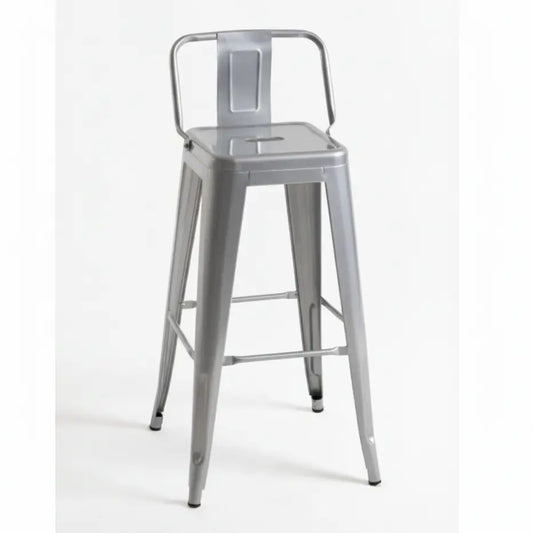 Chaise Haute Tolix Grise fond blanc sans ombre