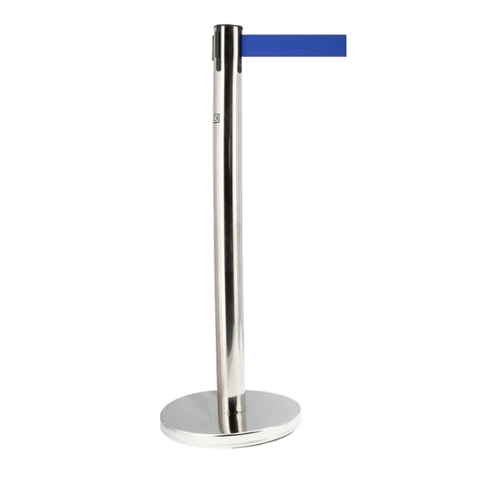 Location Poteau De Guidage  Sangle bleu/chrome