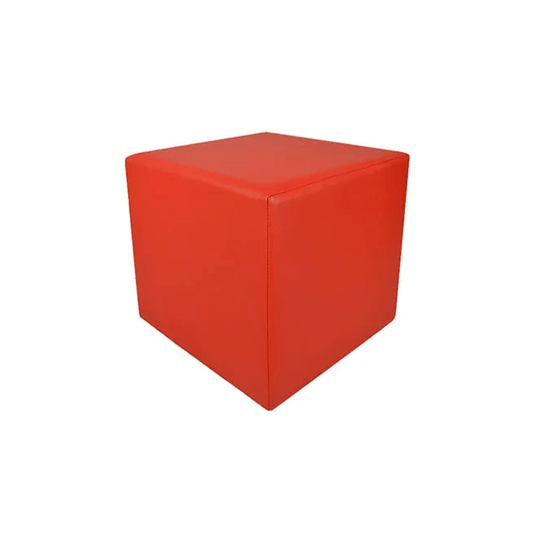 Location Pouf Rouge 40x40cm-GP LOCO ÉVÉNEMENT