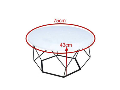 Table Basse Forsa Blanche Location-GP LOCO EVENEMENT