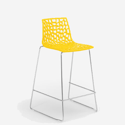 Location Chaise Haute Ajourée Jaune