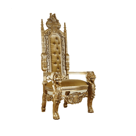 Location Chaise Trône D'or-GP LOCO ÉVÉNEMENT