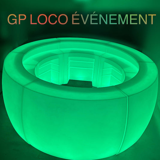 Location Pack Bar Cercle Lumineux