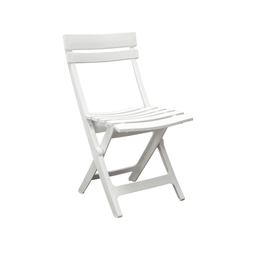 Location Chaise Pliante Miami Blanche Paris & Île - de - France - GP LOCO EVENEMENT