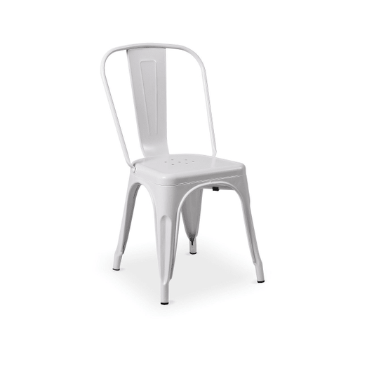 Location Chaise Tolix Blanche Paris & Île - de - France - GP LOCO EVENEMENT