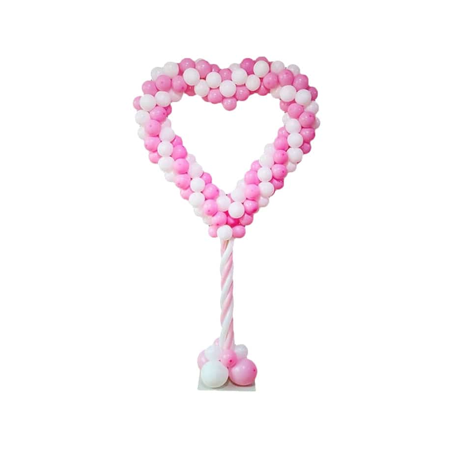 Location Colonne de Ballons Coeur H190 - GP LOCO EVENEMENT