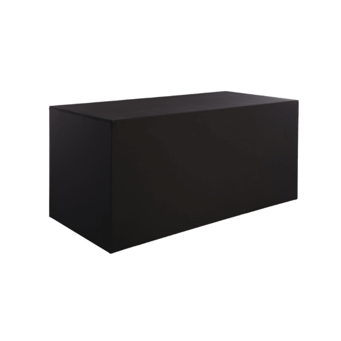 Location de buffet box houssé Noir - GP LOCO EVENEMENT