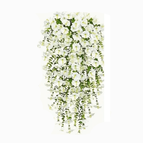 Location de Guirlandes de Fleurs Blanches Suspendues - GP LOCO EVENEMENT