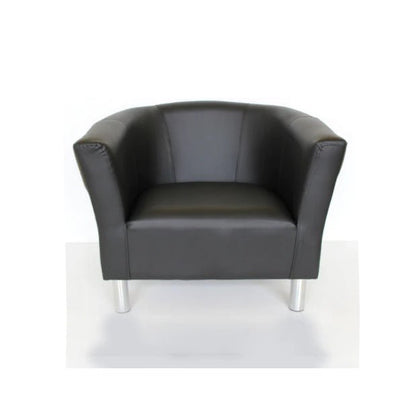 Location Fauteuil Club Cuir Noir - GP LOCO EVENEMENT