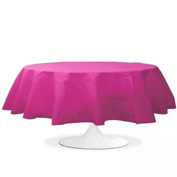 Location Nappe Ronde Fuchsia 240cm - GP LOCO EVENEMENT
