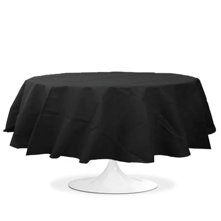 Location Nappe Ronde Noir 240cm - GP LOCO EVENEMENT