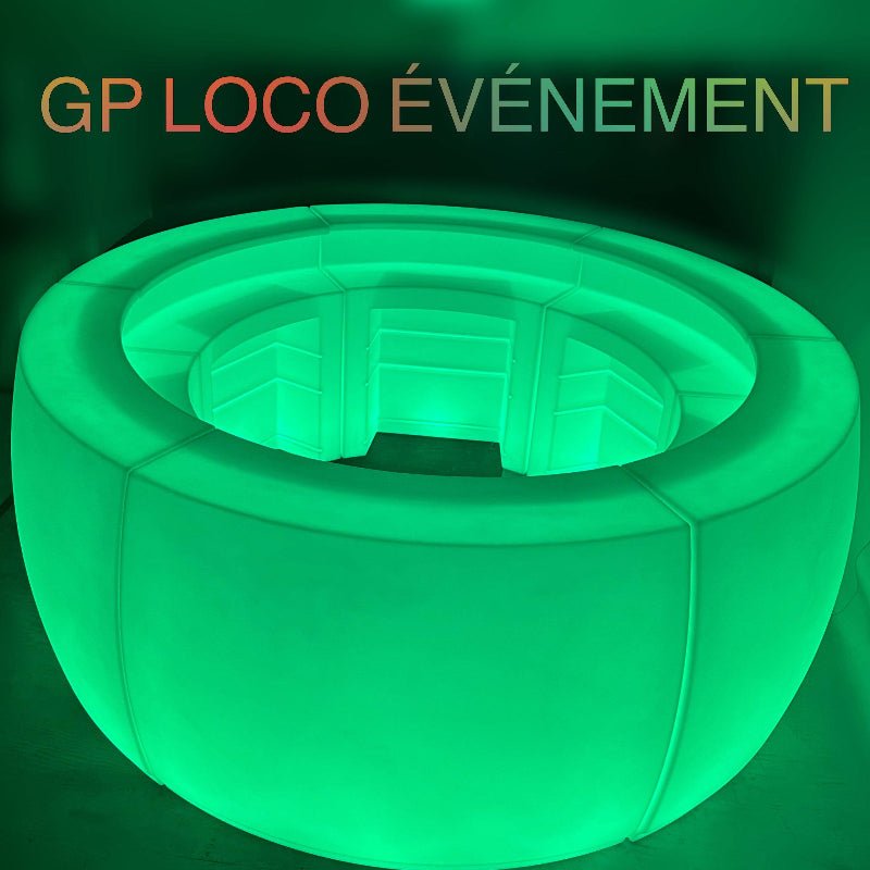 Location Pack Bar Cercle Lumineux - GP LOCO EVENEMENT