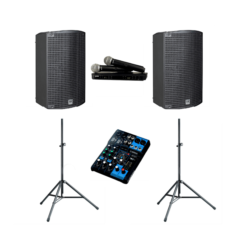 Location Pack Sonorisation 100 Personnes 2400w - GP LOCO EVENEMENT