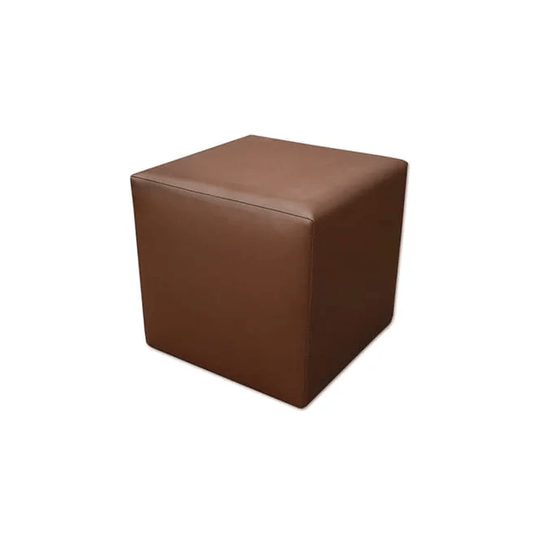 Location Pouf Marron 40x40cm - GP LOCO EVENEMENT