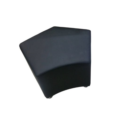 Location Pouf Rizoma Noir Modulable - GP LOCO EVENEMENT