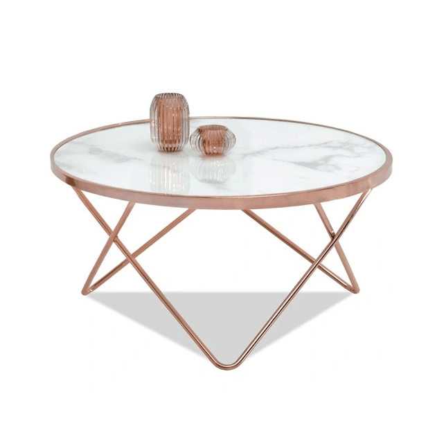 Location Table Basse Amin XL Cuivre - GP LOCO EVENEMENT