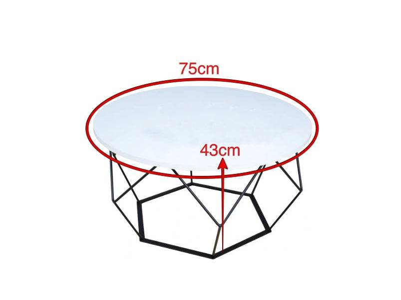 Location Table Basse Forsa Blanche - GP LOCO EVENEMENT