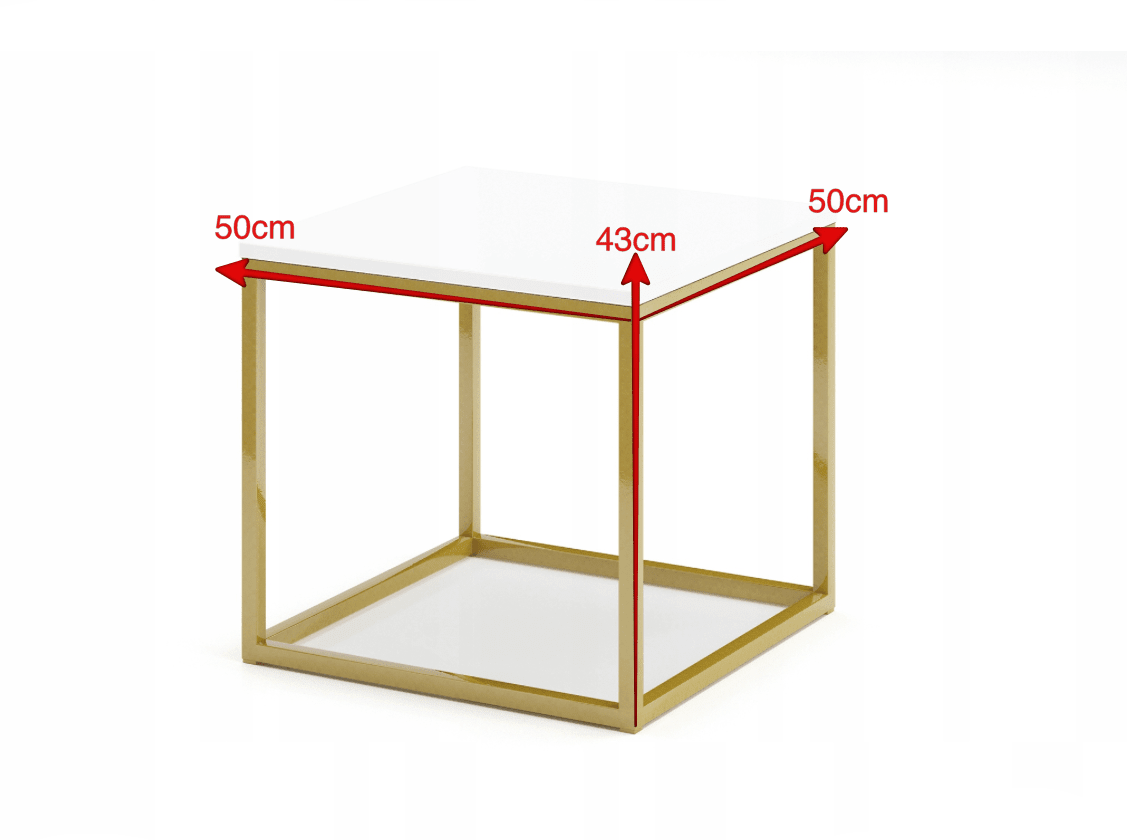 Location Table Basse Neri Blanche Or - GP LOCO EVENEMENT