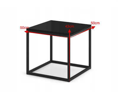 Location Table Basse Neri Noire - GP LOCO EVENEMENT