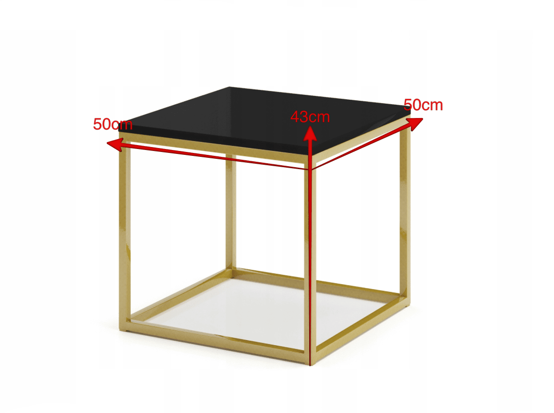 Location Table Basse Neri Noire Or - GP LOCO EVENEMENT