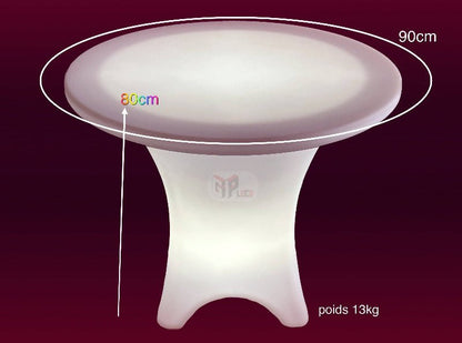 Location Table Louis Lumineuse - GP LOCO EVENEMENT