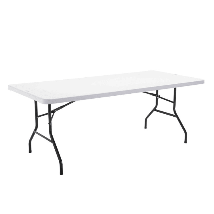 Location Table Pliante Rectangulaire 180cm Blanc - GP LOCO EVENEMENT