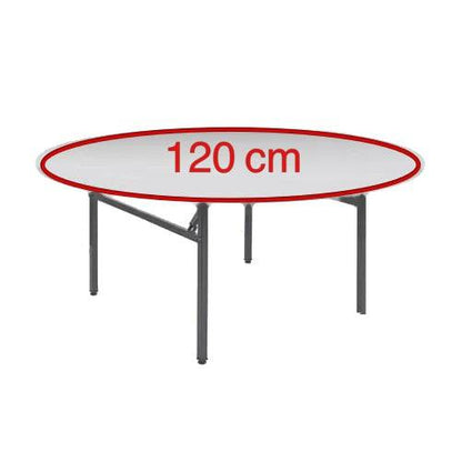 Location Table Pliante Ronde 120cm - GP LOCO EVENEMENT