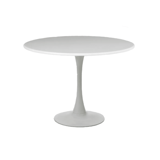 Location Table Ronde 120cm Elsa Blanche - GP LOCO EVENEMENT