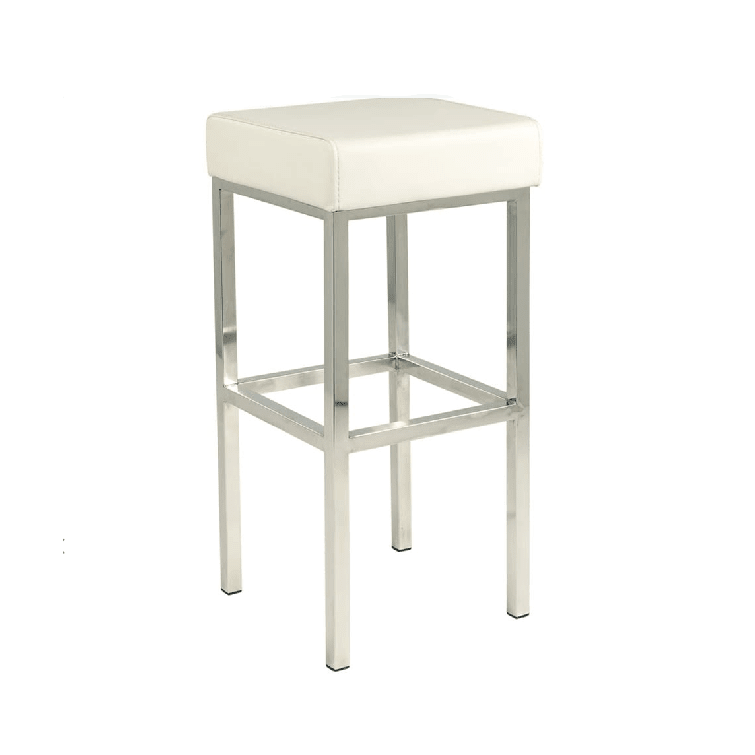 Location Tabouret Haut Club Blanc - GP LOCO EVENEMENT