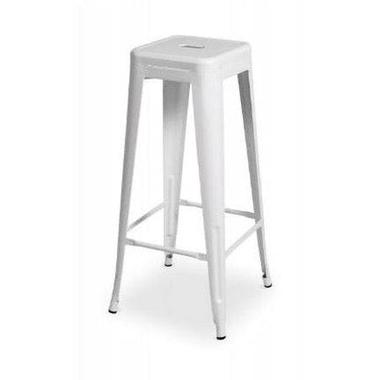 Location Tabouret Haut Tolix Blanc - GP LOCO EVENEMENT