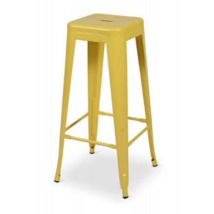 Location Tabouret Haut Tolix Jaune - GP LOCO EVENEMENT
