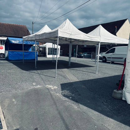 Location Tente Pliante PRO 3m x 3m Blanche - GP LOCO EVENEMENT